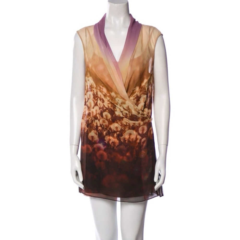 Ted Baker Elegant Multicolor Sleeveless Dress
